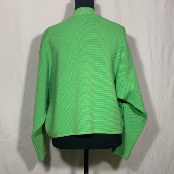 Escada Vintage Lime Green Cardigan - Picture 3 of 4